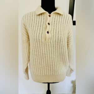 Gran Sasso Italy Wool and Alpaca Blend Sweater